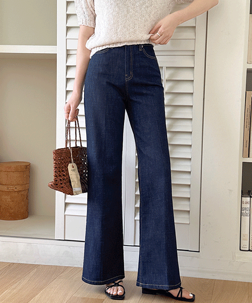 summer natural jeans nonfade bootcut wide jeans